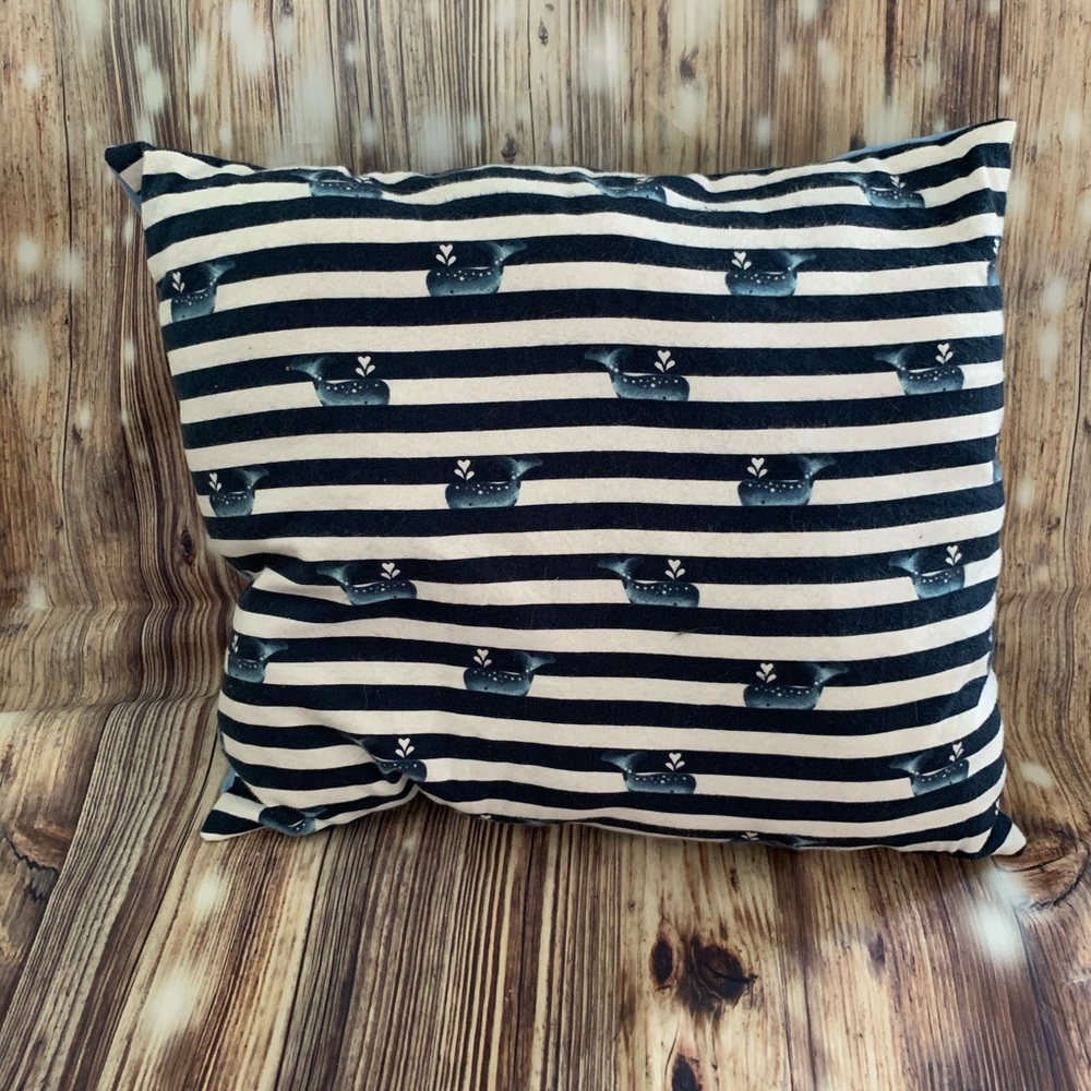 Blue whale pillow
